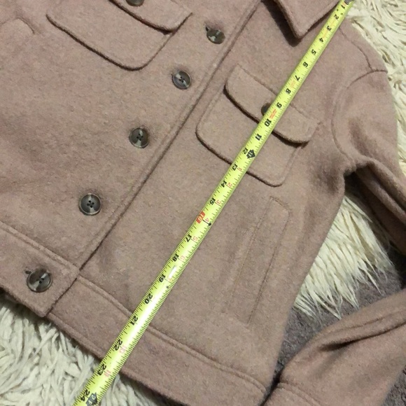 NWOT Joie Wool Blend Button Up Jacket-Sz S-Mocha - Picture 12 of 16